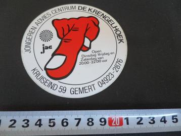 sticker gemert JAC jongeren advies centrum de krengelhoek beschikbaar voor biedingen