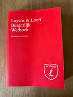 Loyens & Loeff Burgerlijk Wetboek 2016-2017, Loyens & Loeff, Ophalen of Verzenden, Beta, WO