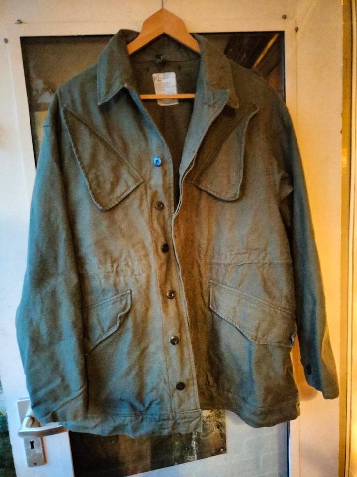 KL Seyntex overjas 180cm en borst 88-92 hobby of airsoft, Verzamelen, Militaria | Algemeen, Landmacht, Kleding of Schoenen, Nederland