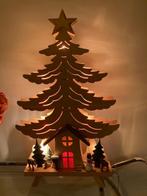 Lamp, kerstlamp van triplex, sfeervol, Overige materialen, 50 tot 75 cm, Kerst, Ophalen of Verzenden