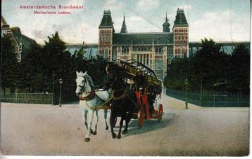 AMSTERDAM - AMSTERDAMSCHE BRANDWEER / MECHANISCHE LADDER beschikbaar voor biedingen