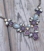 HelloGoodbye Nw Ketting Pastel steentjes, Overige materialen, Verstelbaar, Nieuw, Ophalen of Verzenden