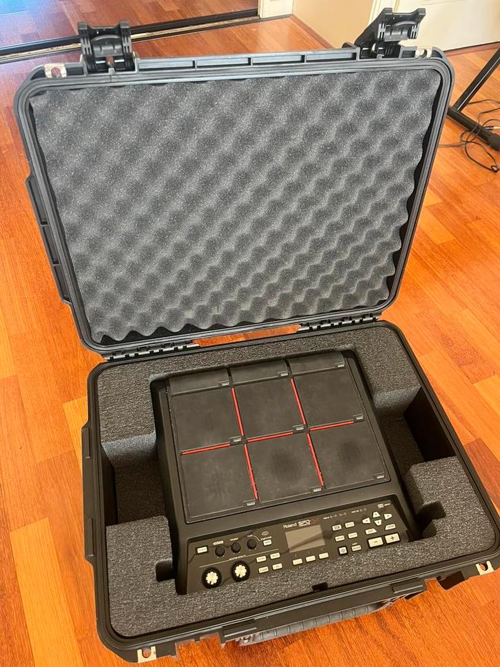 Roland SPD-SX + SKB 3i Case + Roland PDS-20 stand, Muziek en Instrumenten, Drumcomputers, Zo goed als nieuw, Roland, Ophalen