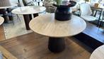Eettafel rond 130cm echt travertin keuze uit stuk of 6, Ophalen, Overige materialen, Rond, Nieuw
