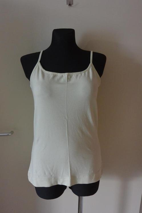 Claudia Sträter topje 40 pastel geel zga nieuw, Kleding | Dames, Tops, Zo goed als nieuw, Maat 38/40 (M), Geel, Zonder mouw, Ophalen of Verzenden