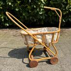 Retro Vintage Rieten Poppenwagen, Wandelwagen, Loopwagen, Ophalen, Gebruikt, Babypop