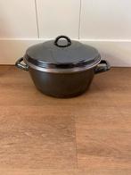 Braadpan geschikt voor inductie, Ophalen of Verzenden, Gebruikt, Rvs, Koekenpan of Braadpan