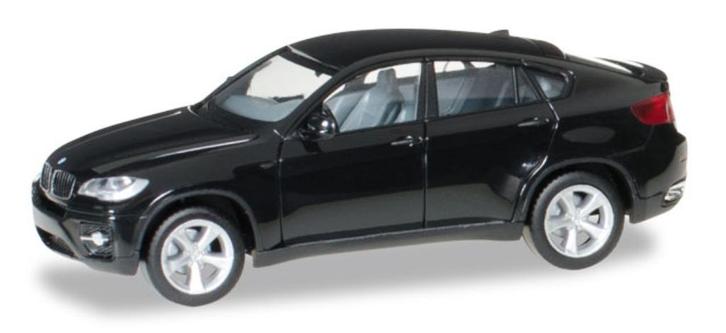 Ho spoor modelbouw 1:87 Herpa BMW X6 zwart, Hobby en Vrije tijd, Modelauto's | 1:87, Nieuw, Auto, Herpa, Ophalen of Verzenden