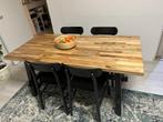 IKEA SKOGSTA eettafel – 4 personen – massief hout, Ophalen, Overige materialen, Scandinavische stijl en landelijk/robuust., Gebruikt
