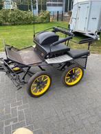 Dubbelspan Marathonwagen Menkar shetlander of kleine pony, Dieren en Toebehoren, Rijtuigen en Koetsen, Gebruikt, Marathonwagen
