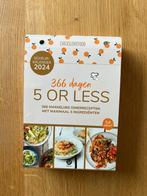 Chickslovefood 366 dagen 5 or less scheurkalender 2024 Nieuw, Nieuw, Ophalen of Verzenden, Europa, Gezond koken