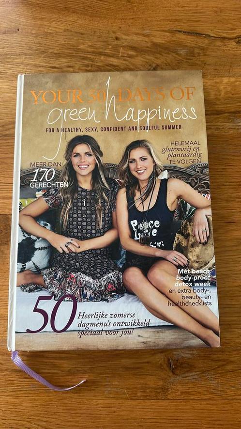 Tessa Moorman - Your 50 Days of Green Happiness, Boeken, Gezondheid, Dieet en Voeding, Zo goed als nieuw, Ophalen of Verzenden