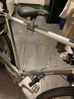 Zadel op stang, Ophalen of Verzenden, Gebruikt, Voorzitje, Voetsteuntjes