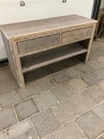 badmeubel van gebr steigerhout, 150 tot 200 cm, Nieuw, Ophalen of Verzenden, Minder dan 100 cm
