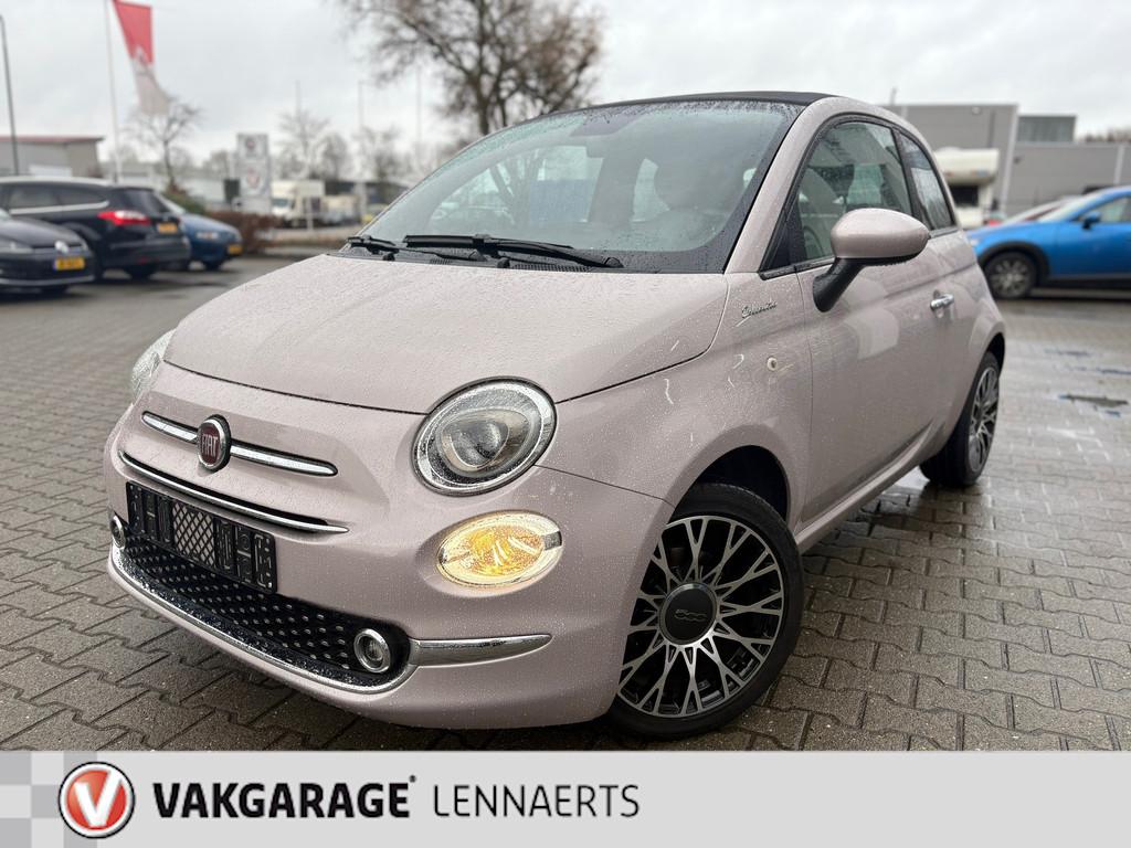 Fiat 500 C 1.0 Hybrid Dolcevita (BOVAG/RIJKLAARPRIJS), Auto's, Fiat, Voorwielaandrijving, Gebruikt, Zwart, Overige kleuren