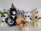 pluche beesten van overwegend TY-Silk - 12 items - knuffels, Kinderen en Baby's, Speelgoed | Knuffels en Pluche, Verzenden, Zo goed als nieuw