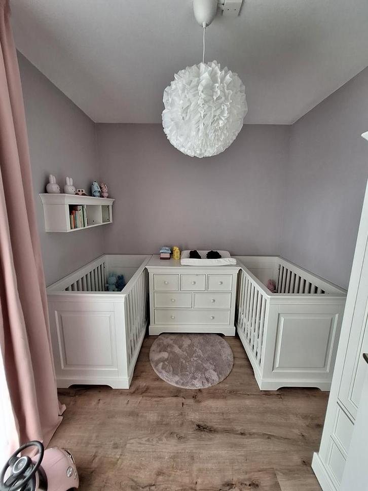 Complete babykamer set - Wit, Kinderen en Baby's, Kinderkamer | Complete kinderkamers, Zo goed als nieuw, Jongetje of Meisje, Ophalen