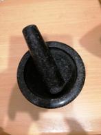 Mooie natuurstenen vijzel met stamper, Ophalen of Verzenden, Gebruikt