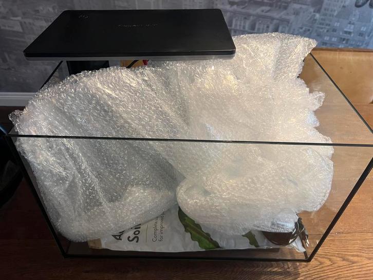 Superfish Quadro 70 Pro - Aquarium- Zwart, Dieren en Toebehoren, Vissen | Aquaria en Toebehoren, Zo goed als nieuw, Leeg aquarium