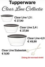 Tupperware Clear Line Kommen Collectie, Huis en Inrichting, Keuken | Tupperware, Ophalen of Verzenden, Nieuw, Bak of Kom