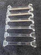6 vintage messenleggers Kayser acryl glas, Huis en Inrichting, Keuken | Servies, Ophalen of Verzenden, Zo goed als nieuw, Overige stijlen