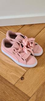 Puma Sneakers Roze Strik - Maat 37,5, Puma, Ophalen of Verzenden, Roze, Sneakers of Gympen