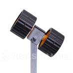 Rollenset 2 kunststof rollen 75x120 mm voor boottrailer, Watersport en Boten, Info@rickshandel.nl, Nieuw, Ricks Handelsonderneming