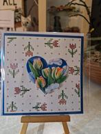 Kaartje hobbydots sparkles tulpen en veertjes, Ophalen of Verzenden, Nieuw, Overige thema's