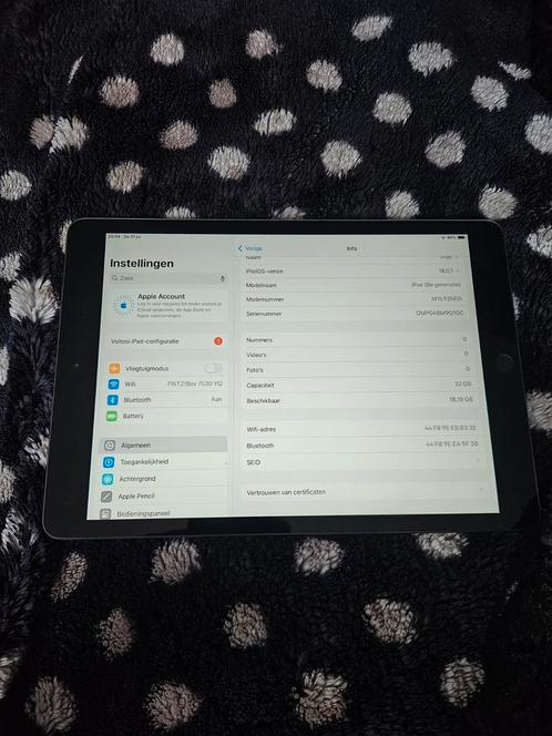 Apple iPad (veendam), Computers en Software, Apple iPads, Zo goed als nieuw, Apple iPad, Wi-Fi, 32 GB, Grijs, Ophalen of Verzenden