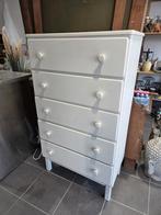 Witte ladenkast, Ophalen, 2j.brabant@gmail.com, 50 tot 100 cm, 3 of 4 laden