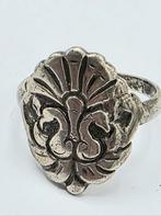 Antieke Zilveren Pauw Ring, Sieraden, Tassen en Uiterlijk, Ringen, Verzenden, ., Zo goed als nieuw, Dame