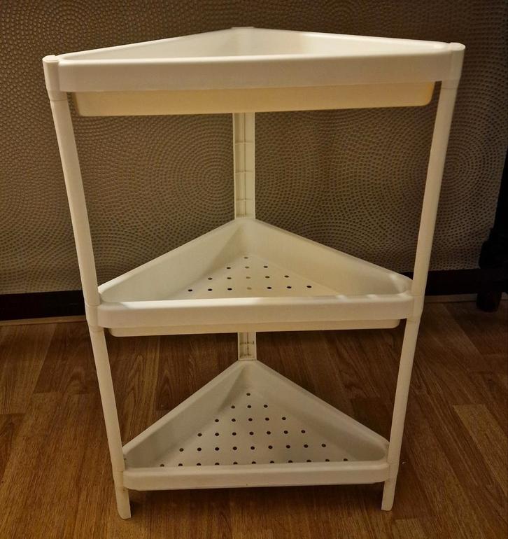 Ikea Vesken hoekkast - Badkamerkast, Huis en Inrichting, Woonaccessoires | Etagères, Zo goed als nieuw, Ophalen of Verzenden