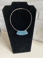 Kettinghanger Aardewerk Blauw/groen, Overige voorstellingen, Blauw, Ophalen of Verzenden, Zo goed als nieuw