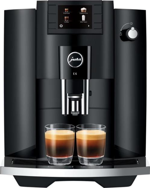 JURA E6 Piano Black (EC) nieuw, Witgoed en Apparatuur, Koffiezetapparaten, Nieuw, Gemalen koffie, Koffiebonen, Overige typen, Koffiemachine