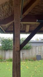 eiken hout palen - 4 stuks, Tuin en Terras, Ophalen, Gebruikt, Palen, Hardhout