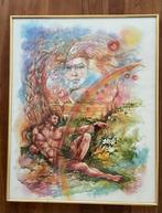 N. Karpov aquarel, nr. 1/300, Ophalen of Verzenden