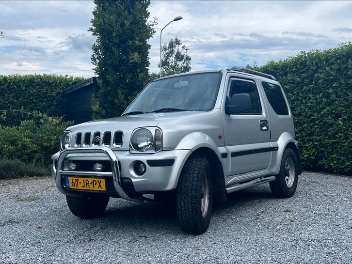 Suzuki Jimny 1.3 JLX 4WD AUT 2002 Grijs, Auto's, Suzuki, Particulier, Jimny, 4x4, Benzine, F, SUV of Terreinwagen, Automaat, Origineel Nederlands