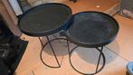 Metalen salontafels te koop, Ophalen, Gebruikt, 50 tot 100 cm, Rond
