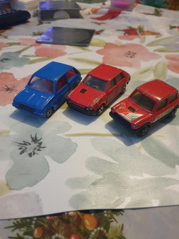 3 Modelauto's: Corgi Austin Metro & Majorette Fiat Ritmo, Hobby en Vrije tijd, Modelauto's | 1:18, Gebruikt, Auto, Overige merken