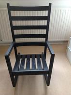 IKEA Houten Schommelstoel, Huis en Inrichting, Ophalen, Gebruikt, Zwart, Eén
