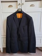 Luigi Tailored Zwart Kostuum Krijtstreep Maat 51 / 102, Kleding | Heren, Kostuums en Colberts, Ophalen of Verzenden, Gedragen