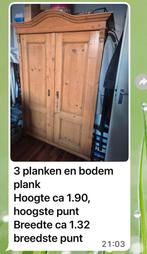 Geloogd grenen kast, Ophalen
