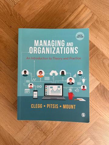 Managing & Organizations '6th Edition' beschikbaar voor biedingen