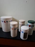 Oude Boerenbont Blikken Set, Huis en Inrichting, Ophalen of Verzenden