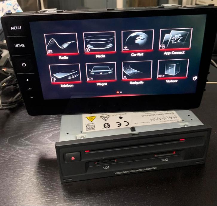 ORIGINEEL VW Discover Pro Harman MIB 2.5 9.2 INCH met DAB, Auto diversen, Autoradio's, Zo goed als nieuw, Ophalen of Verzenden