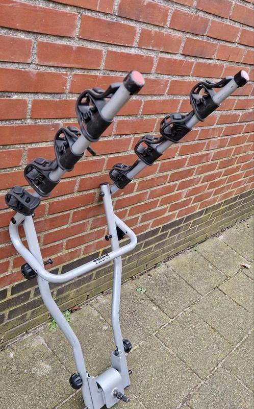 Thule HangOn 4 9708 Trekhaak fietsendrager fietsdrager, Auto diversen, Fietsendragers, Gebruikt, 3 fietsen of meer, Brede banden