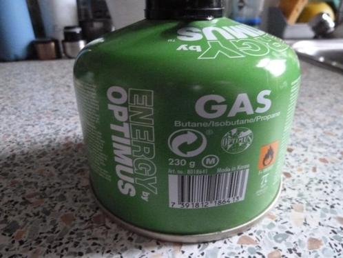 Optimus volle gastank nieuw 230 gr, Caravans en Kamperen, Kampeeraccessoires, Nieuw, Ophalen of Verzenden