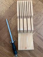 Keukenschort, messenblok BK, messenslijper de Dikke van Dam, Huis en Inrichting, Ophalen of Verzenden, Zo goed als nieuw, Zwart