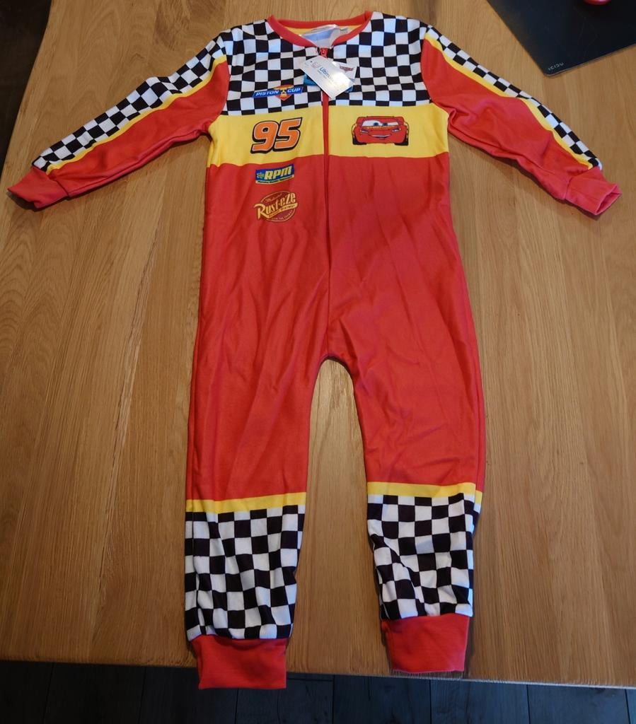 Carnavalspak Cars vanaf ongeveer 4 jaar, Kinderen en Baby's, Carnavalskleding en Verkleedspullen, Ophalen, 122 t/m 128, Jongen