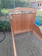 Oud houten kinderbed 92x188, Kinderen en Baby's, Kinderkamer | Bedden, Ophalen of Verzenden, Gebruikt, 180 cm of meer, 85 tot 100 cm